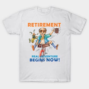 Retirement Journey: Money, Beer, and Freedom T-Shirt